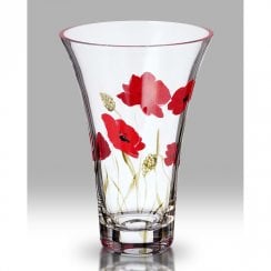 Poppy Fields 19cm Flared Vase