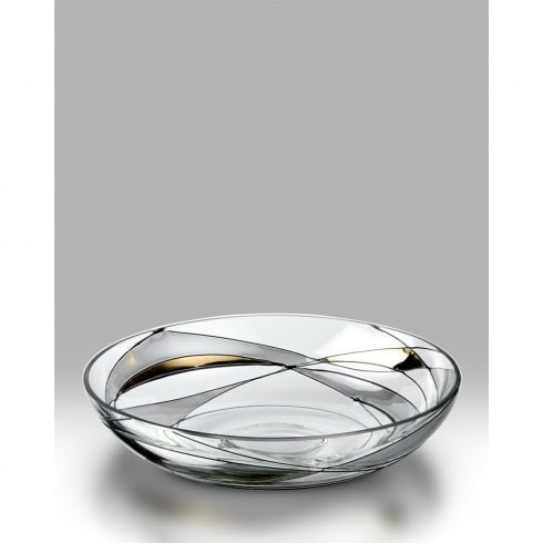 Nobile Glassware Silver 20cm Mosaic Kiri Bowl