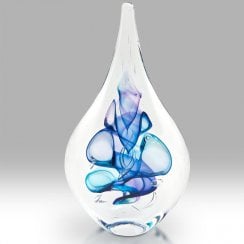 Smokey Blue Paperweight Crystal