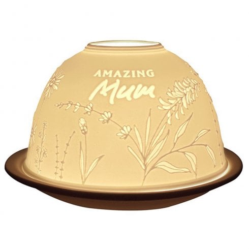 Nordic Lights Amazing Mum Candle Shade & Plate