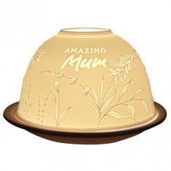 Amazing Mum Candle Shade & Plate