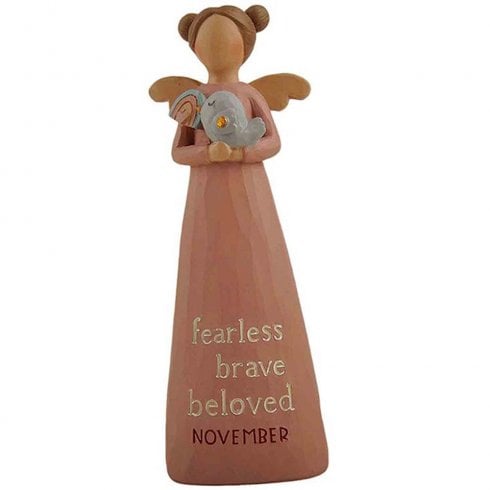 Feather & Grace November Birthstone Angel Figurine