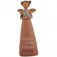 November Birthstone Angel Figurine