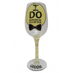 I Do Wine Glass