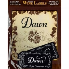 Personalised Wine Label Dawn