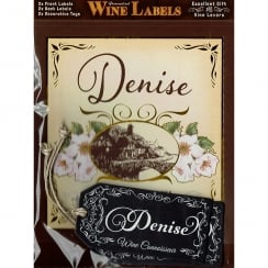 Personalised Wine Label Denise