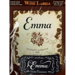 Personalised Wine Label Emma