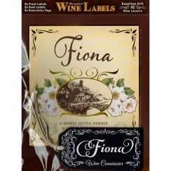 Personalised Wine Label Fiona
