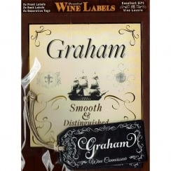 Personalised Wine Label Graham