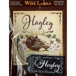 Personalised Wine Label Hayley