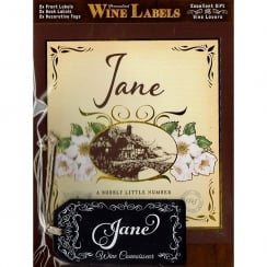 Personalised Wine Label Jane