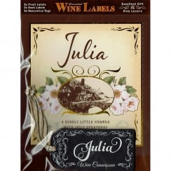 Personalised Wine Label Julia