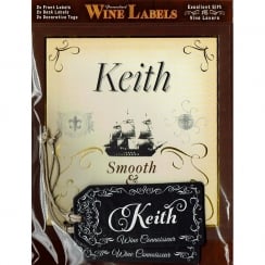 Personalised Wine Label Keith