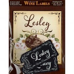 Personalised Wine Label Lesley