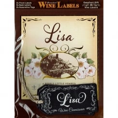 Personalised Wine Label Lisa