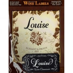 Personalised Wine Label Louise