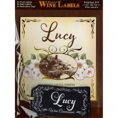 Personalised Wine Label Lucy