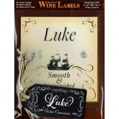 Personalised Wine Label Luke