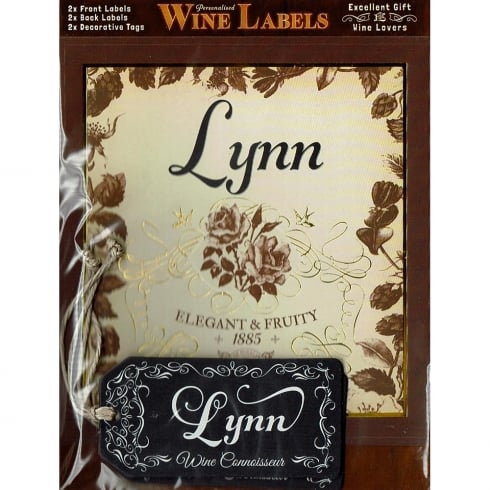 Mulberry Studios Personalised Wine Label Lynn