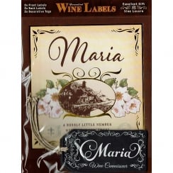 Personalised Wine Label Maria