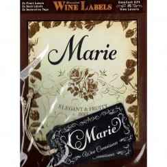 Personalised Wine Label Marie