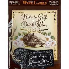Personalised Wine Label - Note To Self Drink Wine