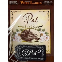 Personalised Wine Label Pat