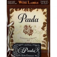 Personalised Wine Label Paula