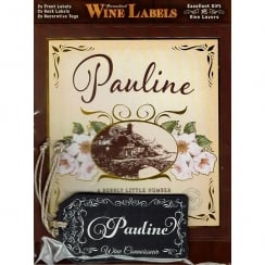 Personalised Wine Label Pauline