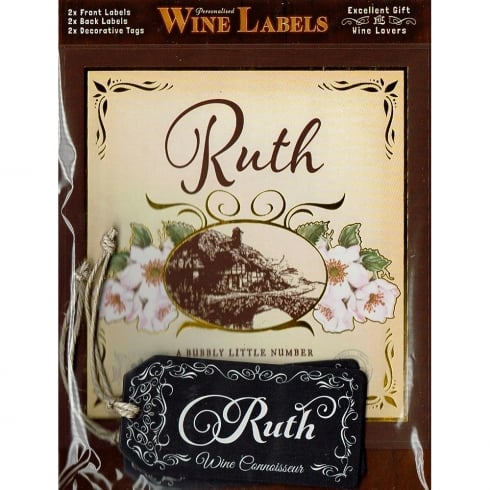 Mulberry Studios Personalised Wine Label Ruth