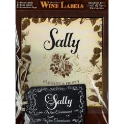 Personalised Wine Label Sally