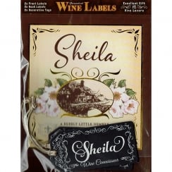 Personalised Wine Label Sheila