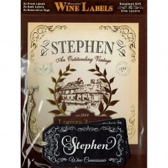 Personalised Wine Label Stephen