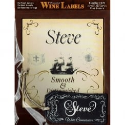 Personalised Wine Label Steve