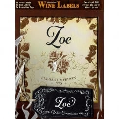 Personalised Wine Label Zoe