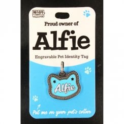 Pet Cat Identity Tag - Alfie