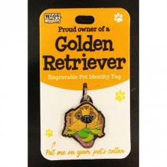 Pet Identity Tag - Golden Retriever