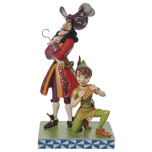 Disney Traditions Peter Pan & Hook Figurine - Devious and Daring