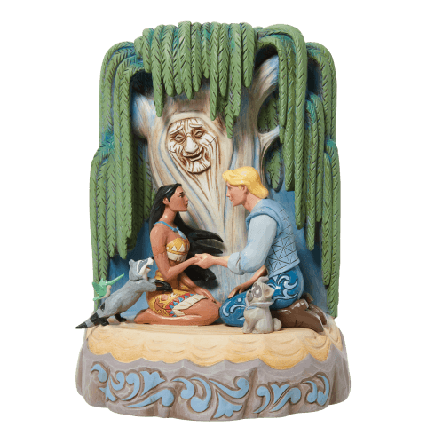 Disney Traditions Pocahontas Carved By Heart Figurine - Listen to Your Heart