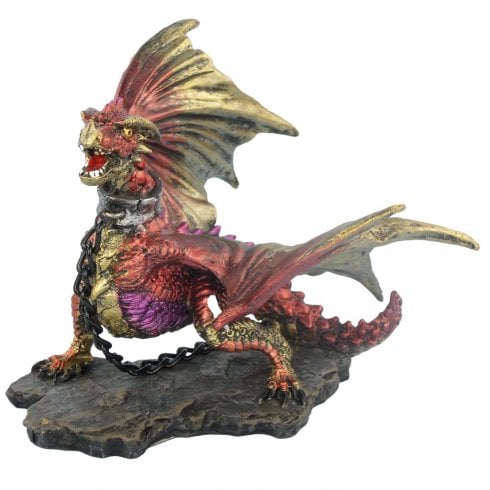 Puckator Chained Red Dragon Fantasy Figurine
