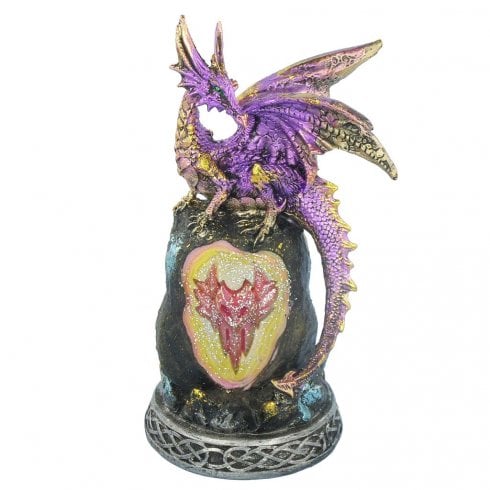 Puckator Purple Dragon Light Up Figurine