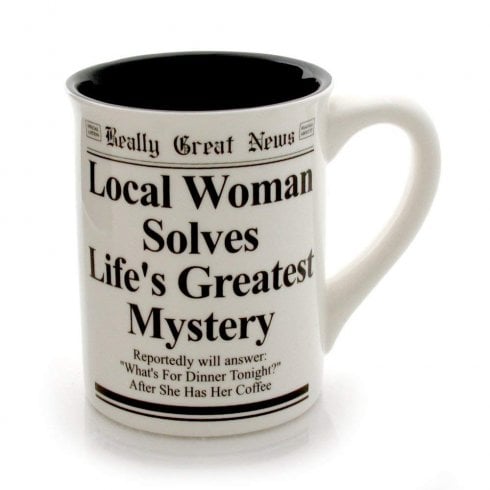 Really Great News Life's Greatest Mystery Mug