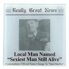 Sexiest Man Still Alive Photo Frame Coaster