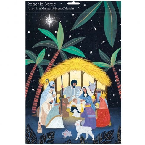 Roger la Borde Away In A Manger Window Advent Calendar 