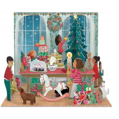 Roger la Borde Large A Christmas Party Pop & Slot Advent Calendar