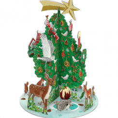 Large Heart Of The Forest Pop & Slot Advent Calendar