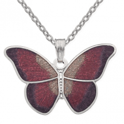 Red Butterfly Necklace
