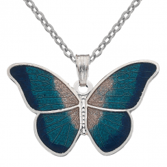 Turquoise Butterfly Necklace