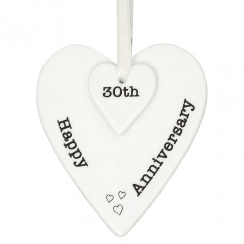 30th Anniversary Keepsake Hearts