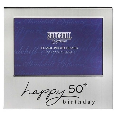 Shudehill Giftware 50th Birthday Frame